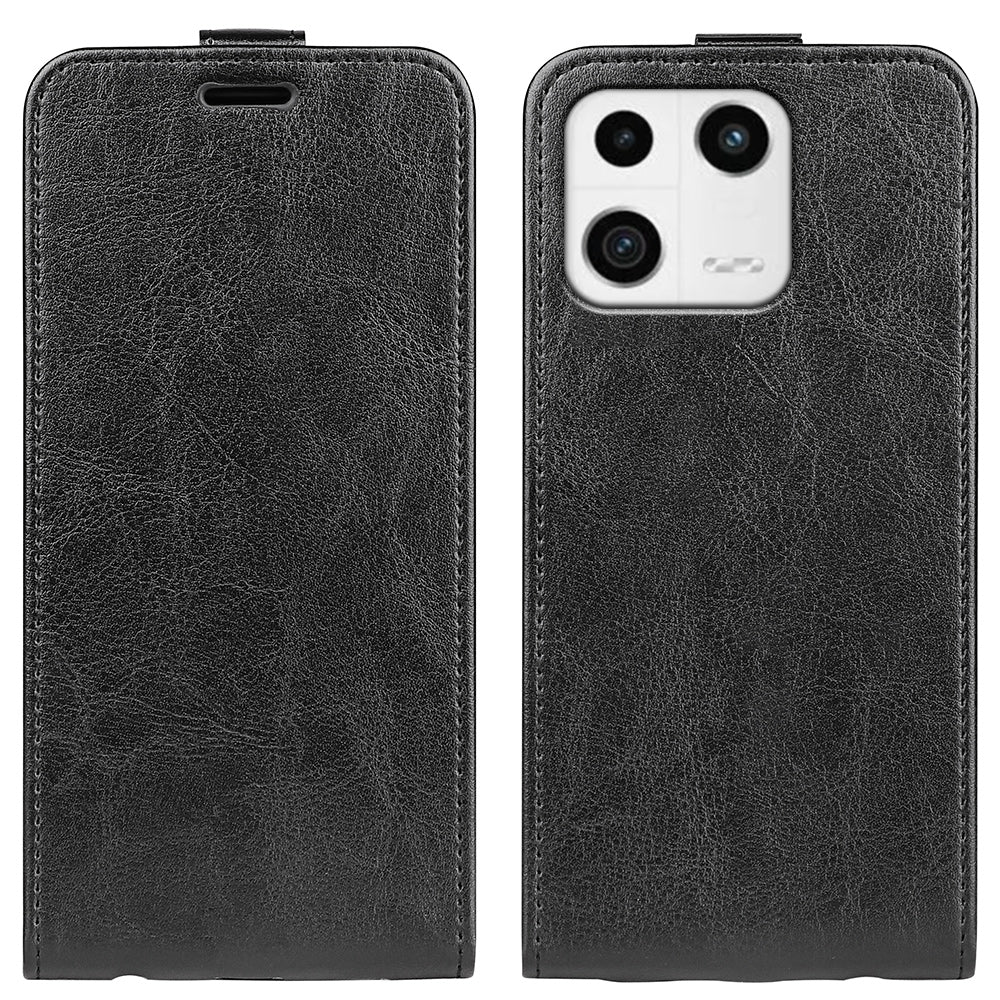 Cell Phone Cover For Xiaomi 13 5G Vertical Flip Leather Crazy Horse Texture Protective Phone Case Card Holder Cell Phone Cover For Xiaomi 13 5G Vertical Flip Leather Crazy Horse Texture Protective Phone Case Card Holder